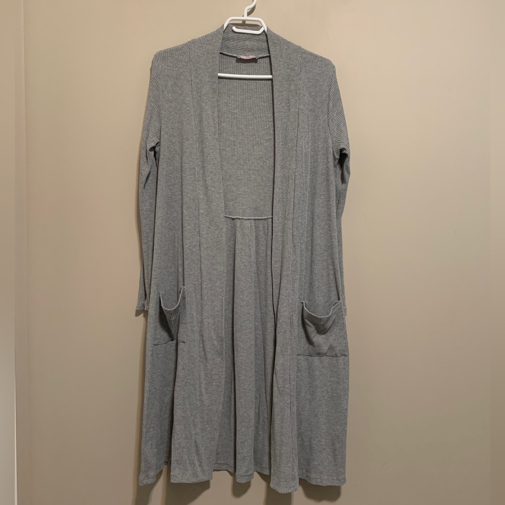 Pretty Young Thing ribbed cardigan, size M/L